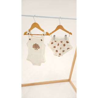 Summer Singlet Set - Seashell