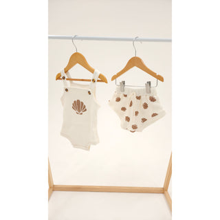 Summer Singlet Set - Seashell