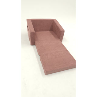 Fold Out Sofa - Dusty Pink