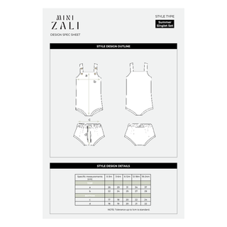 Summer Singlet Set - Palm Tree