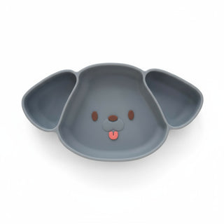 Silicone Puppy Plate - Blue