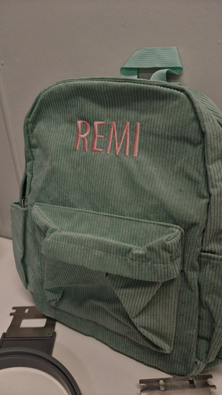 Personalised Backpack - Green