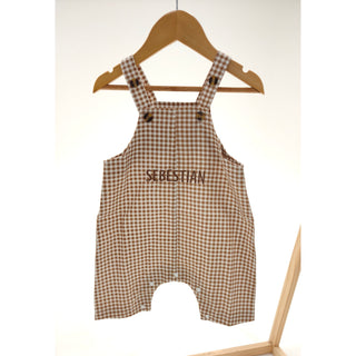 Short Overalls - Gingham