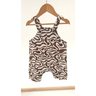 Short Overalls - Chocolate Wave