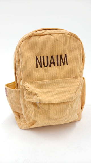 Personalised Backpack - Yellow