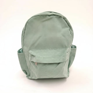 Corduroy Backpack - Green - NO CUSTOMISATION CURRENTLY AVAILABLE