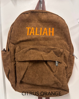 Personalised Backpack - Chocolate