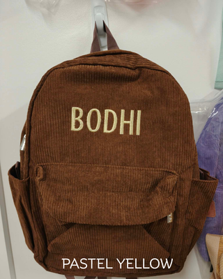 Personalised Backpack - Chocolate