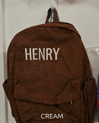 Personalised Backpack - Chocolate