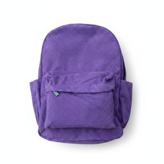 Corduroy Backpack - Purple - NO CUSTOMISATION CURRENTLY AVAILABLE