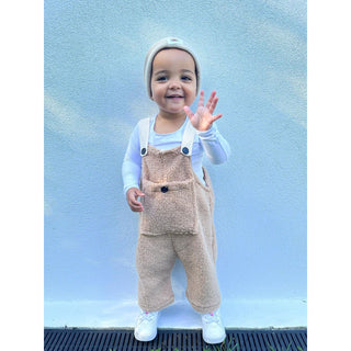 Fuzzy Bear Overalls