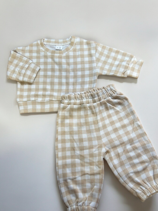 Gingham Tracksuit Set (Customisable)