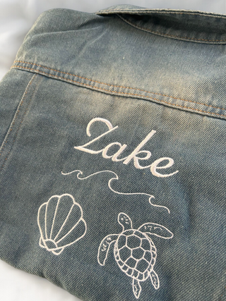 PERSONALISED Denim Jacket - SIZE 1