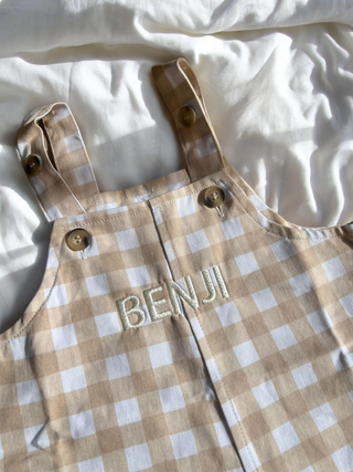 Gingham Overalls (Customisable)