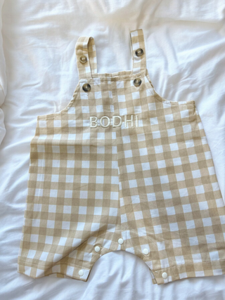 Gingham Overalls (Customisable)