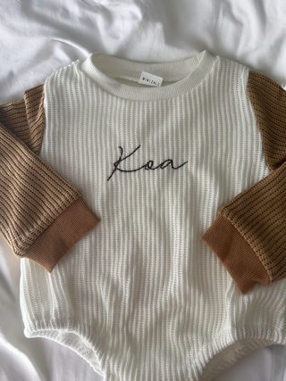 Freddie Knit Romper (Customisable)