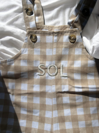 Gingham Overalls (Customisable)