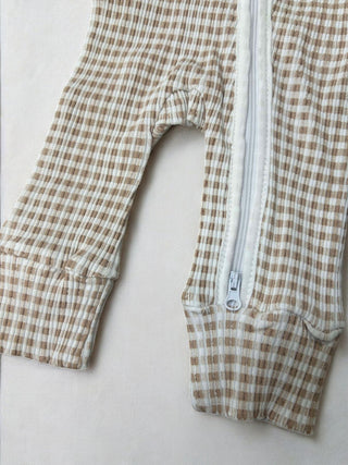 Gingham Sleepsuit