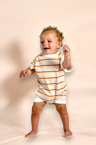 Stripe Boxy Romper