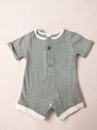 Zali Basics - Grey Romper