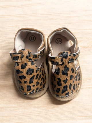 Leopard Print Pre Walker Sandals