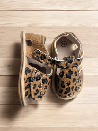 Leopard Print Pre Walker Sandals