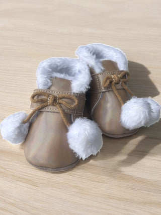 Pom Pom Winter Booties