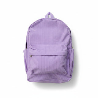 Corduroy Backpack - Lavender - NO CUSTOMISATION CURRENTLY AVAILABLE