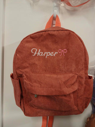Personalised Backpack - Dusty Pink