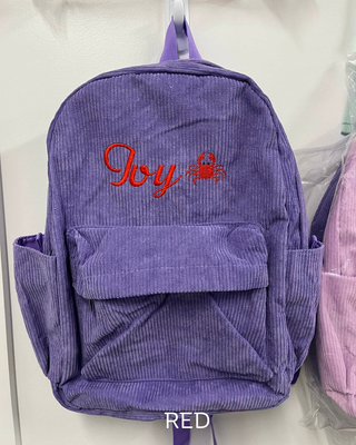 Personalised Backpack - Purple