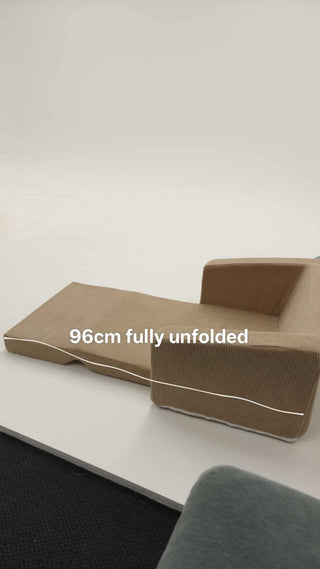 Fold Out Sofa - Dusty Pink