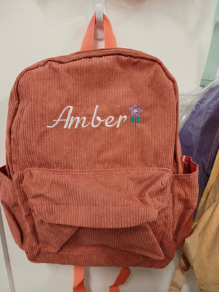 Personalised Backpack - Dusty Pink