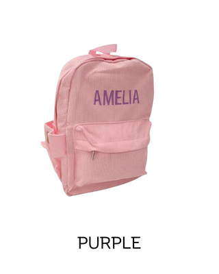 Personalised Backpack - Pastel Pink