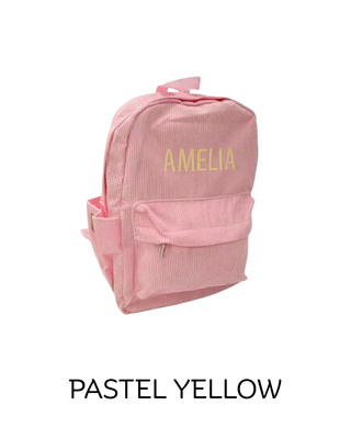 Personalised Backpack - Pastel Pink
