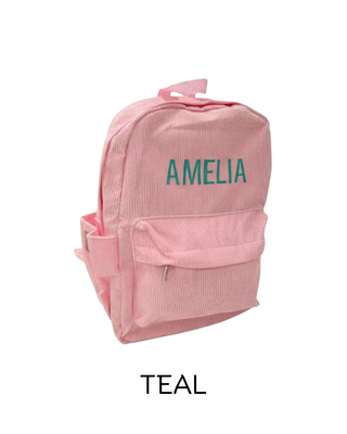 Personalised Backpack - Pastel Pink