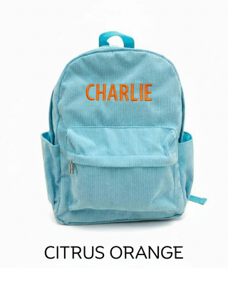 Personalised Backpack - Sky Blue