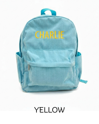 Personalised Backpack - Sky Blue