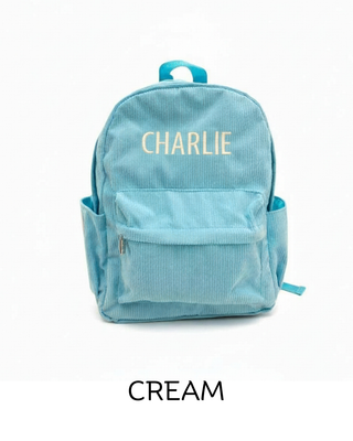 Personalised Backpack - Sky Blue