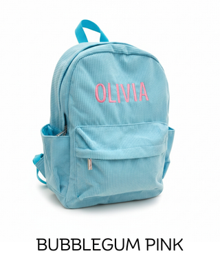 Personalised Backpack - Sky Blue