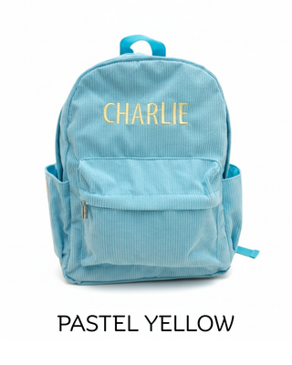 Personalised Backpack - Sky Blue