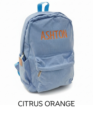 Personalised Backpack - Blue