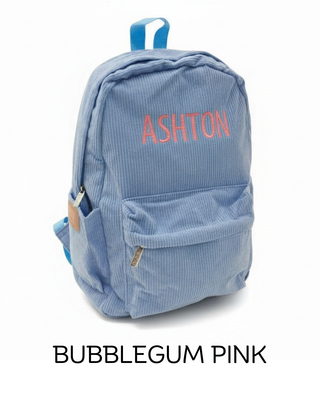 Personalised Backpack - Blue