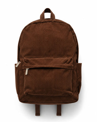 Custom Embroidered Corduroy Backpack