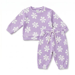 Floral Lavender Tracksuit