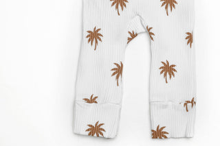 Palm Tree Sleepsuit (Double Zip)