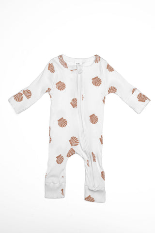 Seashell Sleep Suit (Double Zip)