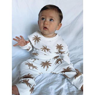 Palm Tree Knit Tracksuit