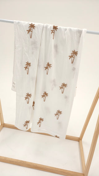Muslin Wrap - Palm Tree