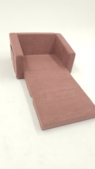 Fold Out Sofa - Dusty Pink