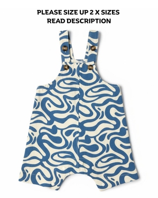 Wave Overalls - Blue - CLEARANCE